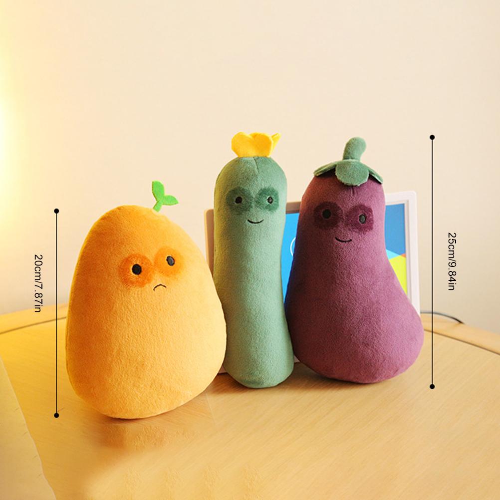 Simulation Plush Doll Toys Funny Vegetable Toys For Children Plush Pillow Toy With Different Expressions Toys