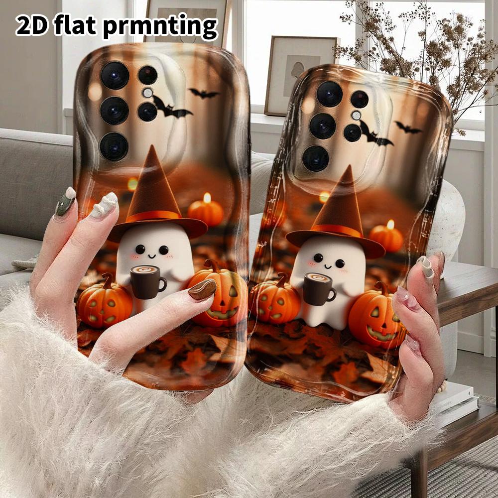 Phone Case: 2D Flat Samsung Galaxy A34 A35 M05 M06 S20 S22 S21 FE Plus 5G Protective Case, Couple Style, Forest Path, Christmas and Halloween Gift
