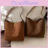 Womens Retro Matte Water Bucket Bag With Large Capacity For Daily Use