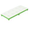 Ravioli Maker Press 10 Holes Iron ABS Durable Square Ravioli Maker for Home Dumpling Making Green