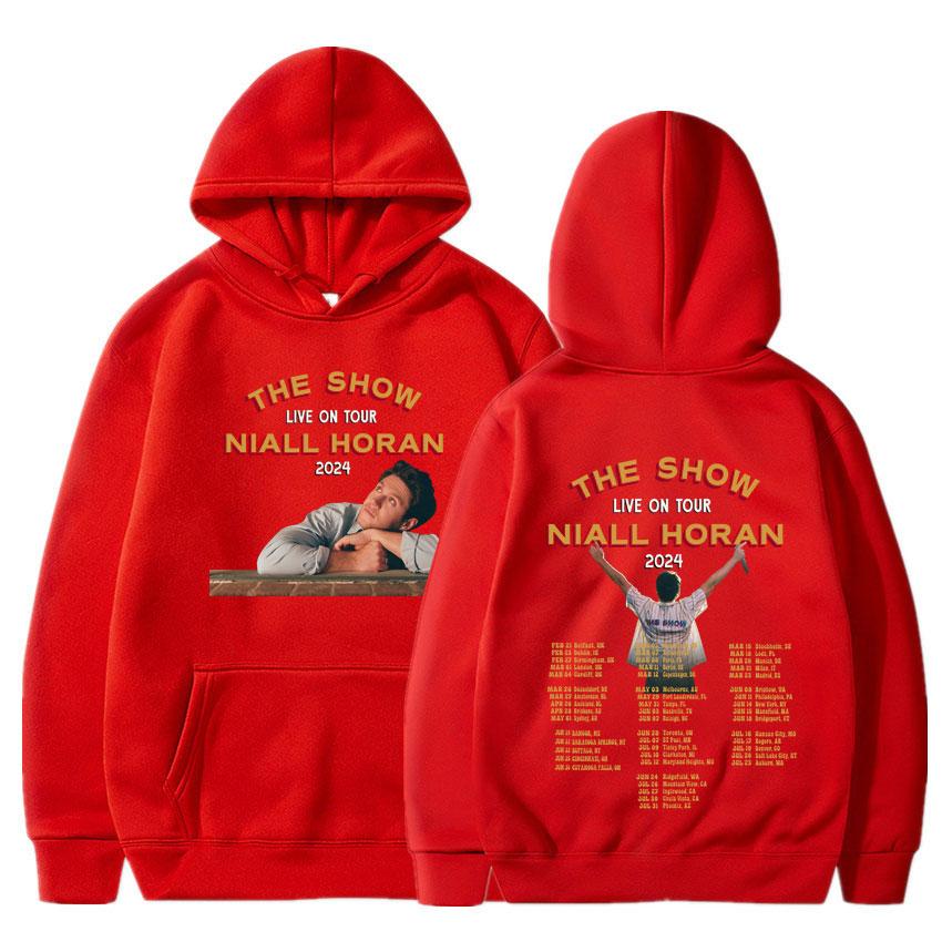 Niall Horan The Show Live on Tour Concert Hoodies Men Women Fashion Vintage Sweatshirts Casual Aesthetic Oversized Pullovers