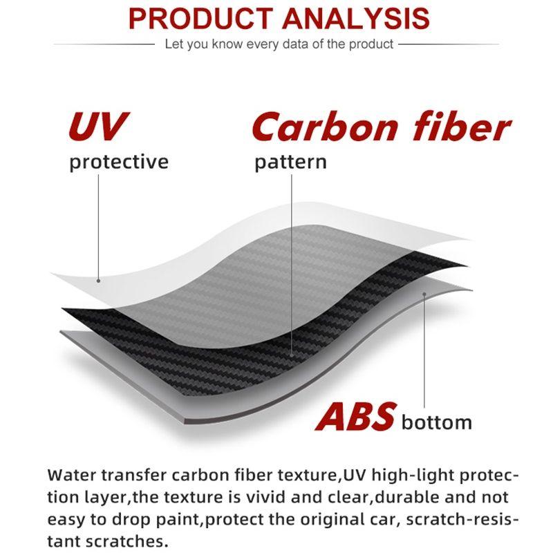 For Tesla Model 3 Model Y Car Window Control Panel Button Decor Sticker 14Pcs Door Switch Trim Frame Cover Car Interior