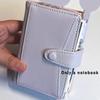 Green Leather Notebooks Portable Pocket Book M5 Loose Leaf Notebook With 60/40 Blank Inner Page Suitable For Girl Back To School
