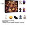 Halloween Home Table Decor Advent Calendar with 9 Mini Resin Figures, Day Spooky Countdown Decorative Figures for Windows To Calendar, Surprise
