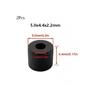 2Pcs 5.0X4.4X2.2Mm Pinch Roller Rubber Ring For Portable Ultra-Thin Cassette Player Music Player Pressure Pulley Rubber Rings