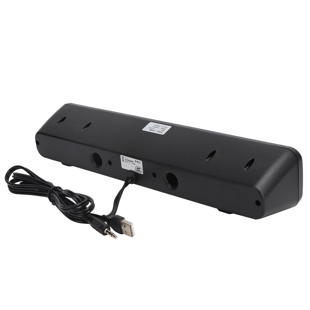 Bluetooth Computer o Speaker Subwoofer USB Large Volume Speaker for Home Party DormitoryBlack