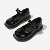 Girls Leather Shoes New 2024 PU Children Fashion Casual Shallow Loafers Hook & Loop Kids Shoes Spring Autumn Platform Elegant
