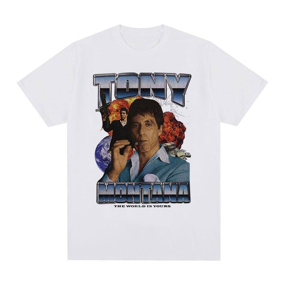 The World of Scarface Tshirts Belongs To You The Tony MontanaAl Pacino Graphic Print Tshirt Is Unisex