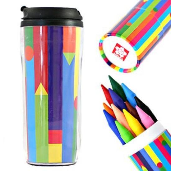 

Sakura Crepus Coupie Pencil 12 colors (in tumbler)