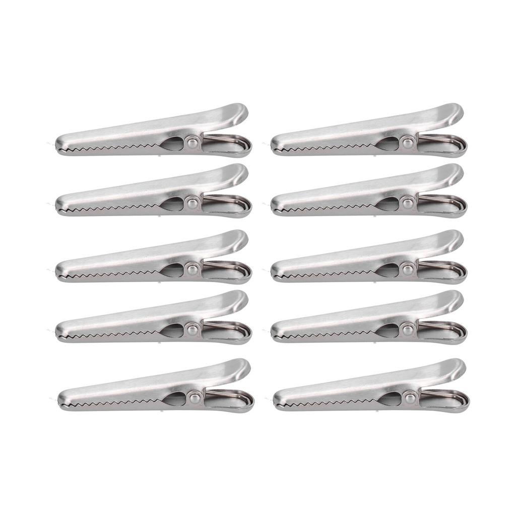 10PCS Stainless Steel Sling Clip Coffee Bag Sling Clip Food Bag Sling Clip Multifunctional Kitchen Tool