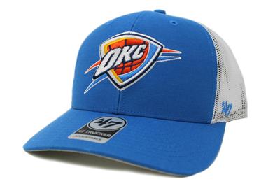 Sieben Netz-Kappe 47 TRUCKER NBA Oklahoma City Thunder Oklahoma City Thunder [Forty Brand]