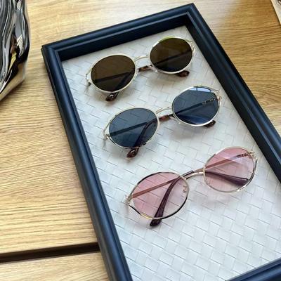 New Style Sunglasses Women Korean Style Oval Shape Sun Glasses For Men High Quality Sunglass Women
