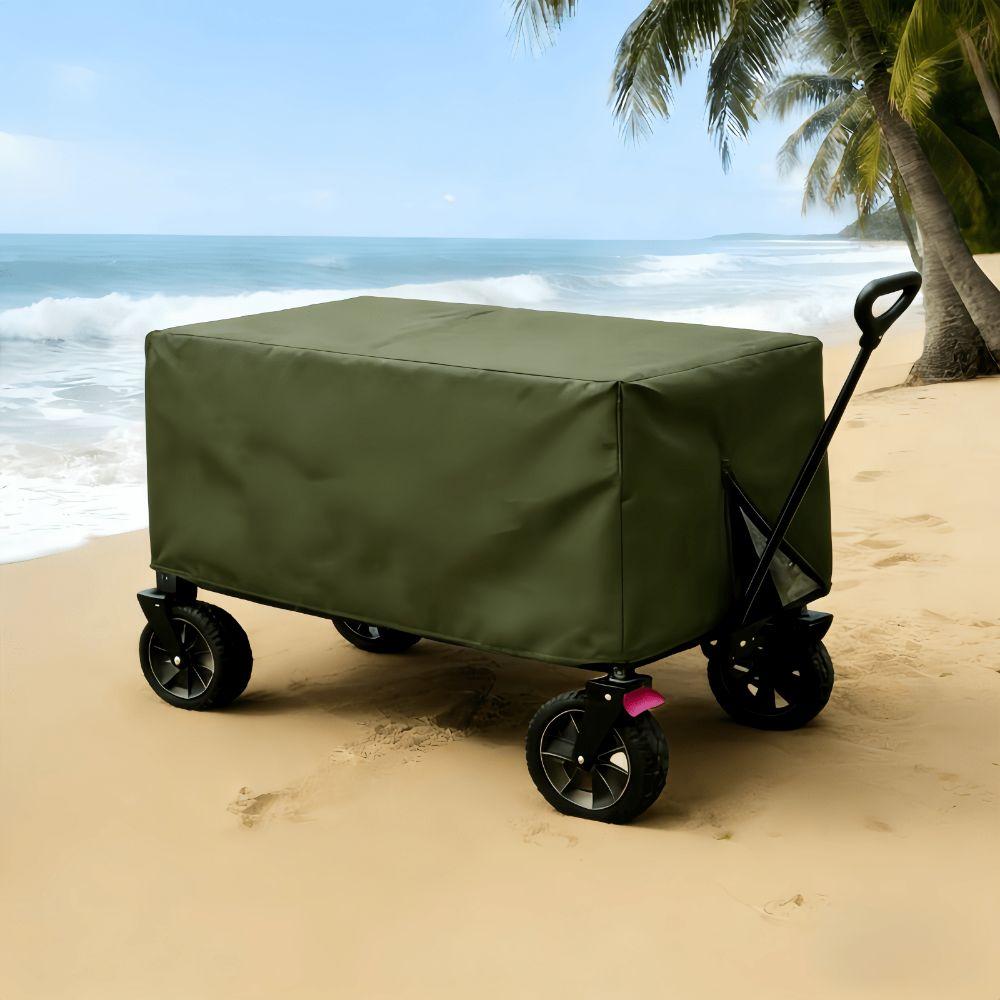 Rectangle Wagon Protective Cover Oxford Cloth Folding Cart Cover Durable Trolley Cover Fishing