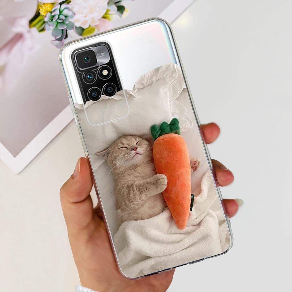 For Xiaomi Redmi 10 Case Fashion Butterfly Clear Silicone Soft TPU Protective Cover For Xiaomi Redmi 10 Prime 2022 Redmi10 Coque