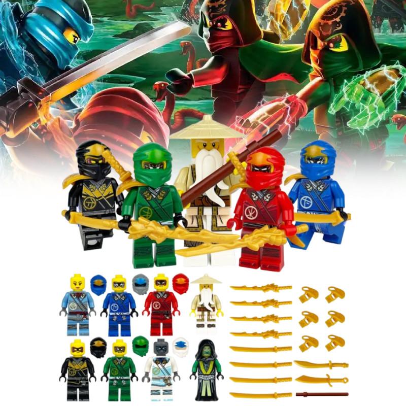 Mini Ninjago Figure Toy Building Block Set Kids Early Educational Durable Gift