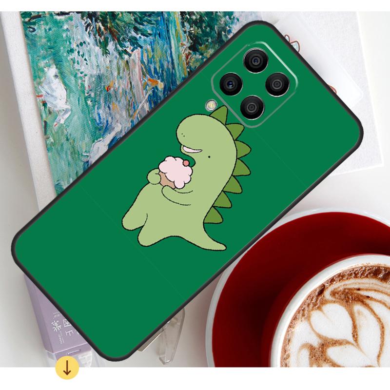 Dinosaur Pattern Case For Samsung Galaxy M13 M16 M11 M21 M31 M20 M23 M54 M14 M34 M52 M32 M12 M36 M56 M15 M55