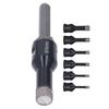 7 Stück Gelötete Diamant-Lochsäge 6-14mm M14 mit Stange für Keramik Marmor Granit Schwarz