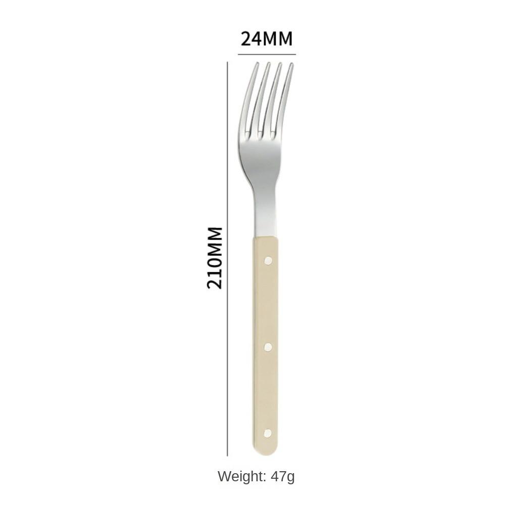 High-quality Dessert Spoon Kitchen Utensils Cutlery Set Portable Dessert Fork