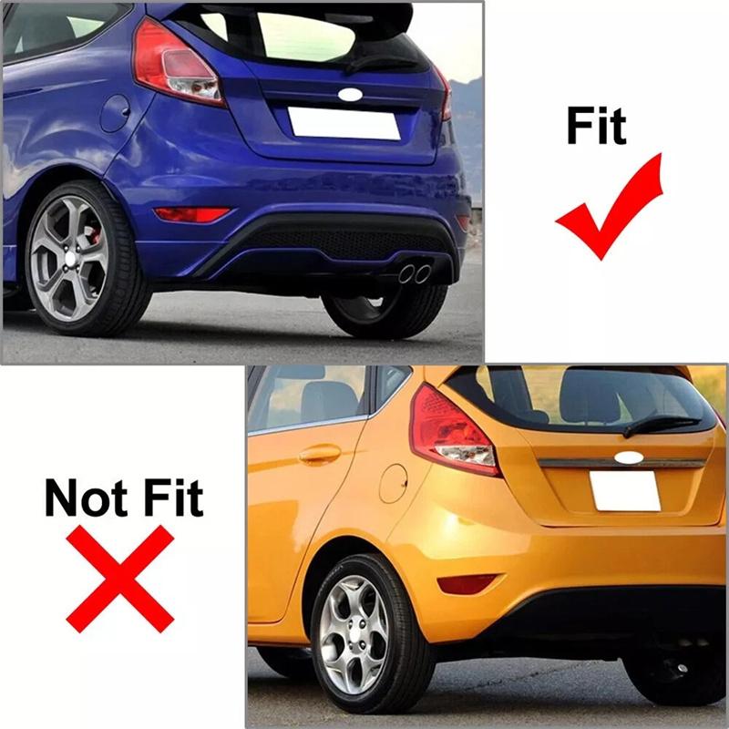 Nebelscheinwerfer hinten links mit Birne Reflektor Stoßfänger rechts für Ford Fiesta Wt Mk7 2009-2014 8A61-15K273-Ab 8A61-15K273-Ac