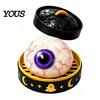 Soft Squishy Halloween Decorations Decompression Toy, with Glitter Dumpling Pumpkin/Eyeball/Ghost Shape, Toys Stress Relief Sensory Fidget for Holiday
