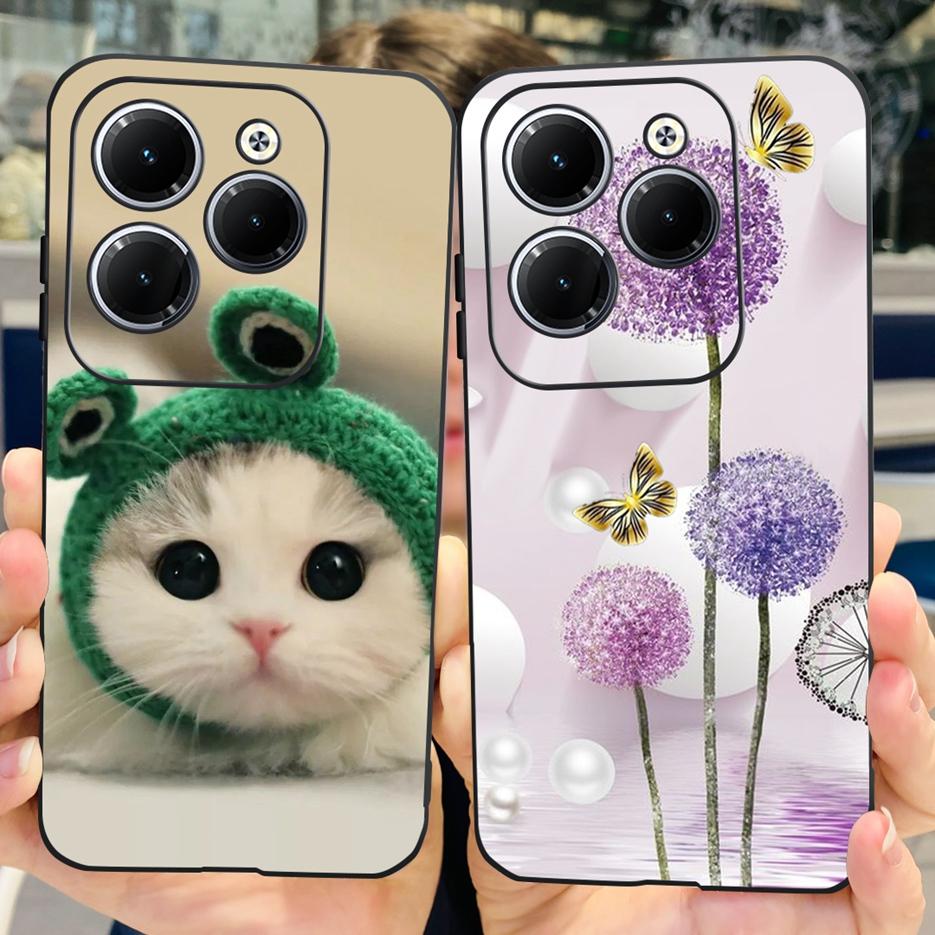 For Infinix Hot 40 Pro Case X6837 Cute Fashion Cover Soft Silicone Phone Case For Infinix Hot 40i Hot40 Pro Hot40i Fundas Bumper