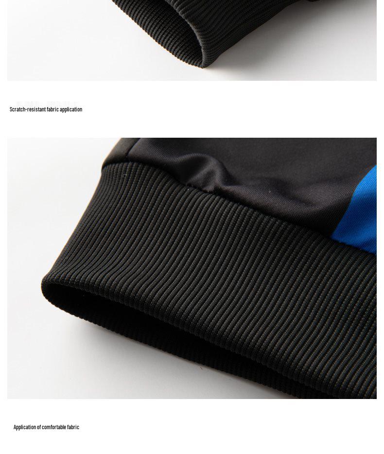 Men's Gradient Casual Round Neck Long Sleeve Hoodie for Spring and Autumn