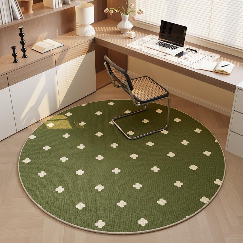 Carpet Living Room Round Dopamine Floor Mat Bedroom Bedside Dirt-Resistant And Easy To Take Care Of Waterproof And Non-Slip Sand Autumn Winter Carpet