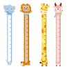 Cartoon Animal Height Measurement Sticker Peel Stick Self-Adhesive Bedroom Play Room Nursery Kindergarten Baby Growth Chart Ruler Decal