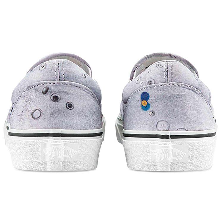 MOCA X Vans Classic Slip-On Brenna Youngblood Unisex Sneakers Grey Nimbus-Cloud VN0A5JMH8CQ