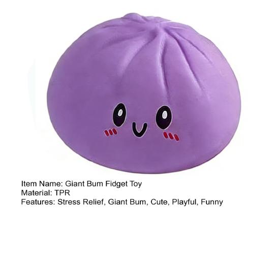 Dev Popo Sıkmalık Oyuncak Sevimli Popo Şeklinde Stres Topu Yumuşak Sıkılabilir Decompression Duyusal Oyuncak Anksiyete Giderici Çocuklar Yetişkinler İçin Fidget Oyuncak