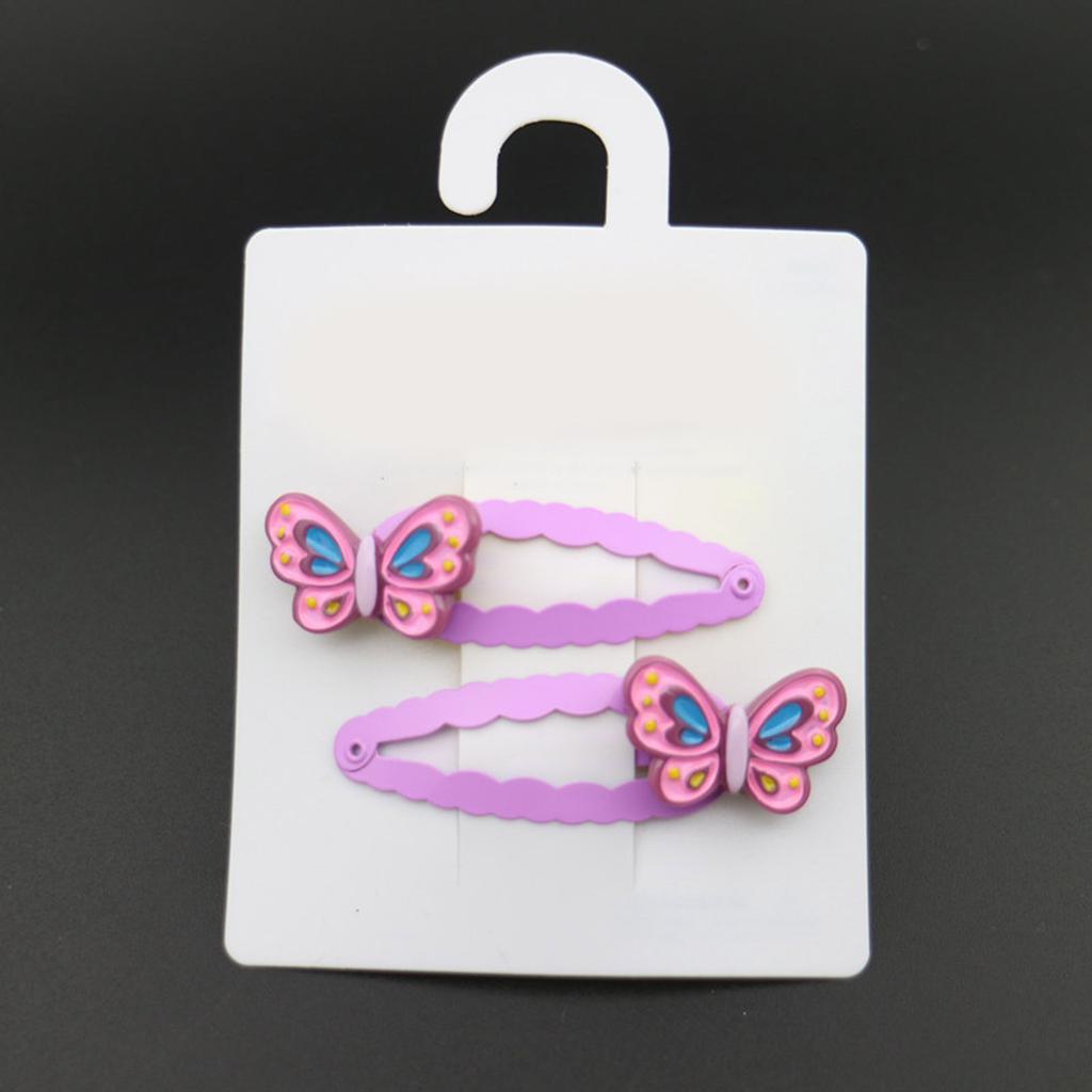 Girls Hair Clip Mushroom Women Kid Hairgrips Butterfly Headdress Barrettes Snail Shape Sweet 2000s Girls Hairpins