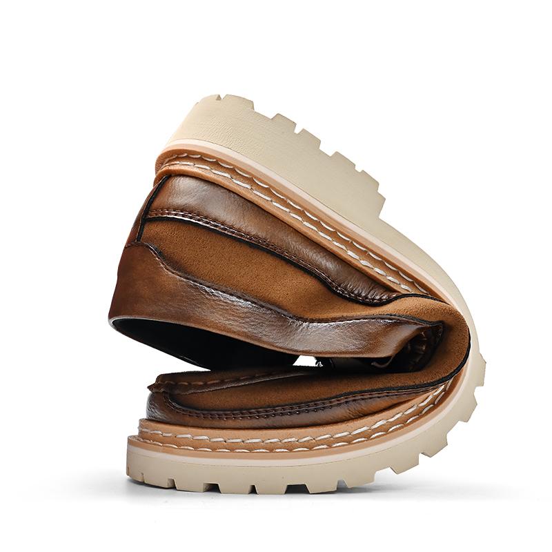 Pánské šaty Business kožené boty Ležérní Slip on Shoes Mokasíny