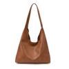 Premium texture large-capacity bag women's 2025 autumn and winter new Maillard relaxation casual shoulder tote bag
