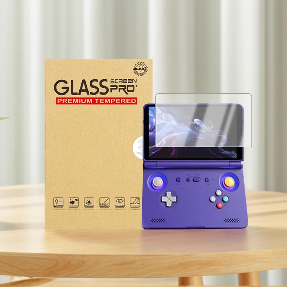 2Pcs Tempered Glass 9H HD Protective Film Scratch-resistant for Retroid Pocket Flip 2 Game Console