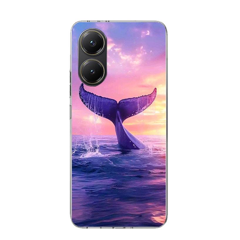 Humpback Whale Sea Giant Phone Case For Xiaomi Poco X7 X6 X5 Pro F7 Ultra Redmi 15C 15 13 13C 12 12C 10 10A 10C 9 9A 9C 9T Cover