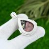 Gift For Her 925 Sterling Silver Natural Rhodonite Gemstone Jewelry Pendant
