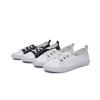 2025 Korean Style Women's White Genuine Leather Flat Casual Shoes