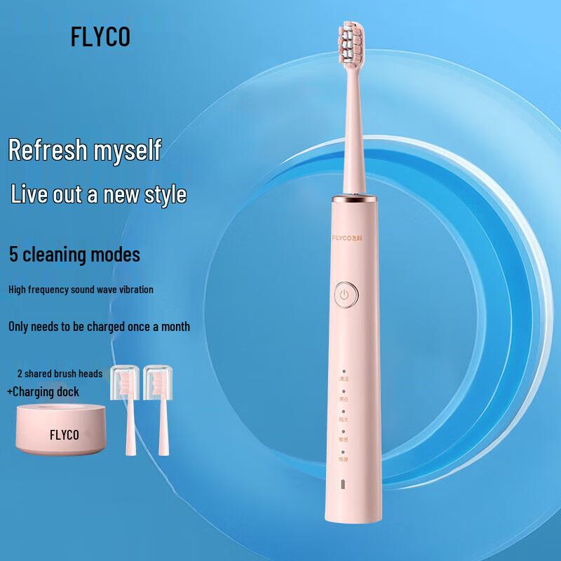 

FLYCO FT7108 Sonic Rechargeable Electric Toothbrush