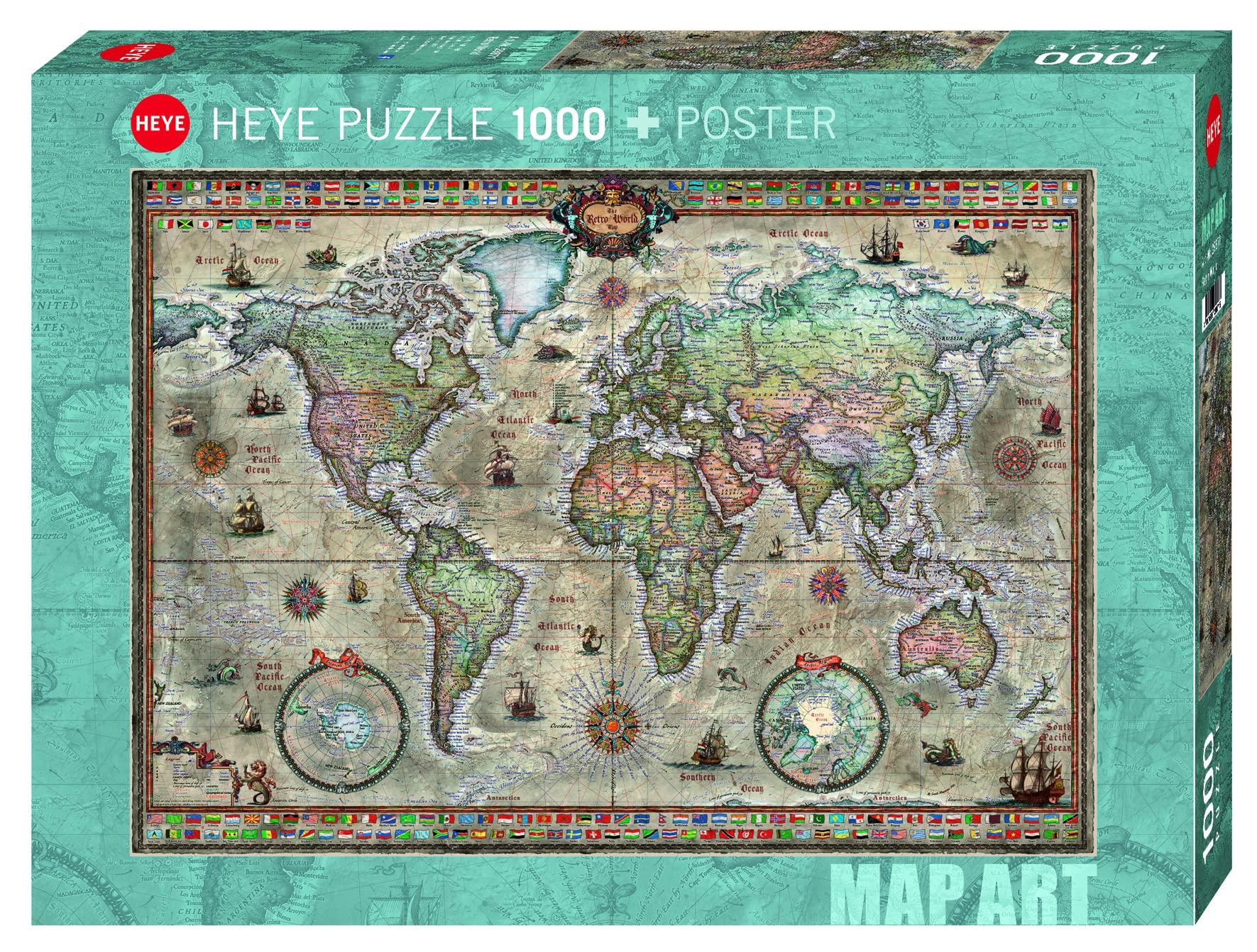 

1000 Piece HEYE Puzzle 29871 Rajko Retro World Zigic