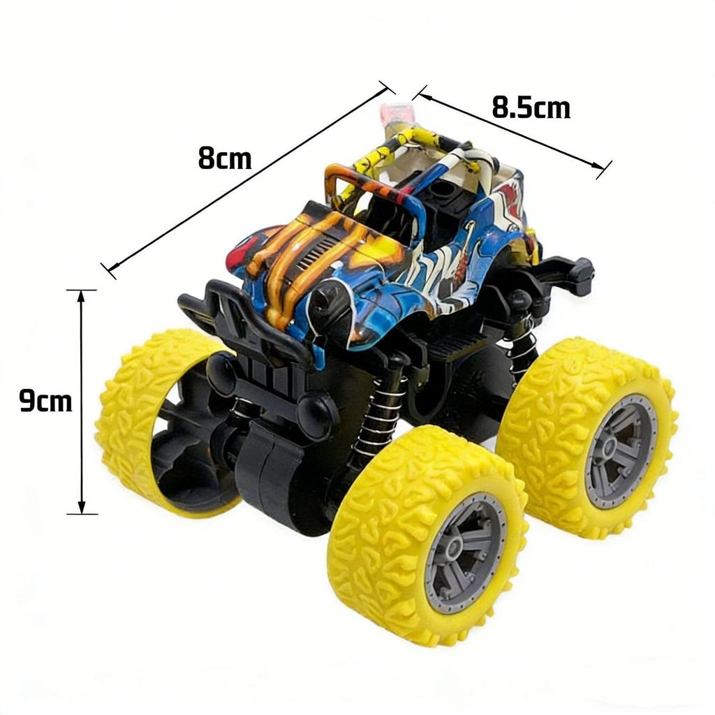 Children's Inertia-Powered Off-Road Toy Car - Durable, Simulation Model