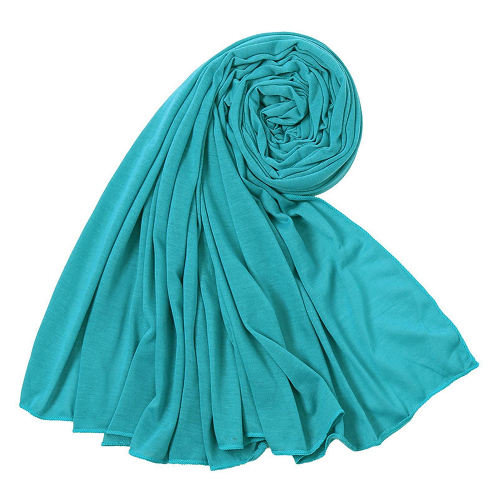 Women s Color Sweatcloth Long Scarf Warm Scarf Headscarf One Size