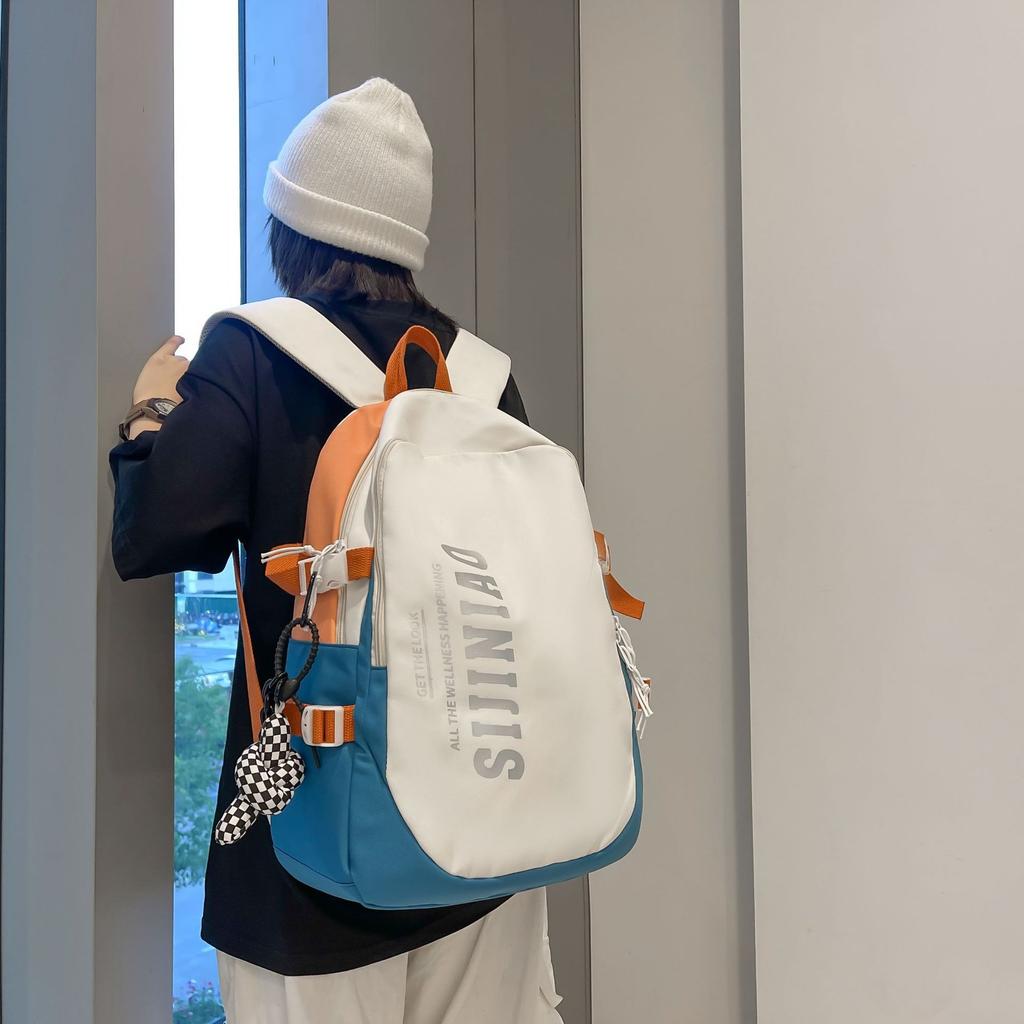 Schoolbag Korean version of the new schoolbag female high school students Japanese simple junior high school students backpack male junior high school