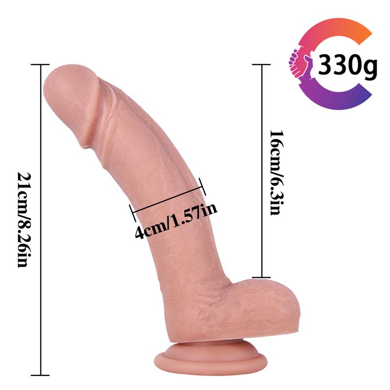 Žena Koupelna Real Feeling Super dlouhé tekuté silikonové imitace sexu Dildo produkty pro dospělé