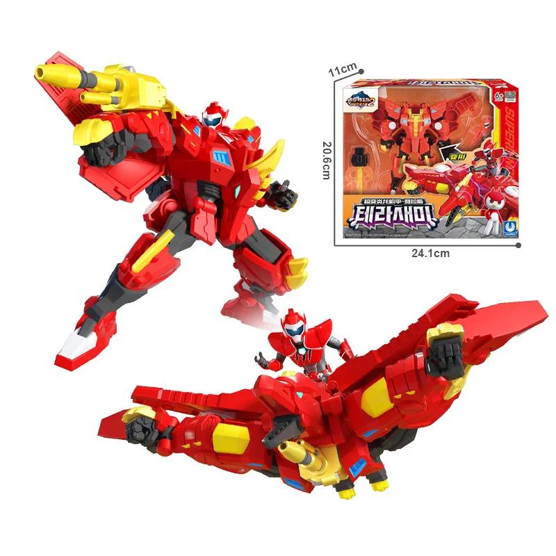 Mini Force 2 Super Dino Power Transformation Robot Toys Action Figures MiniForce X Simulation Animal Deformation Robot Toys