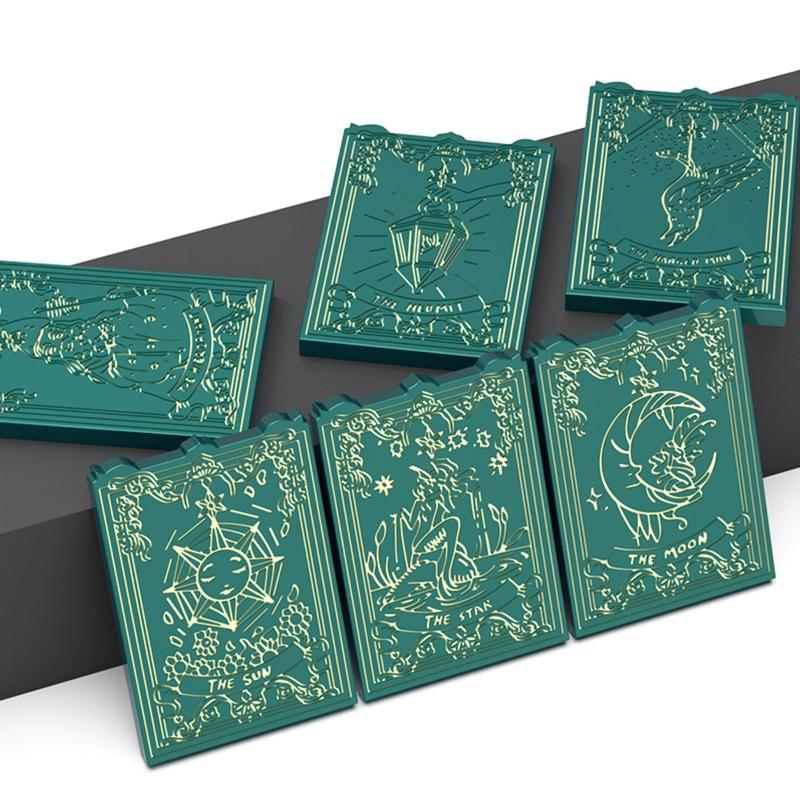6 Sheets/24 Sheets Taluo Card Silicone Molds for Resin Casting Epoxy Molds for DIY Personalized Taluo Card Games Jewelry
