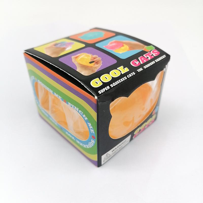 Needoh Cat Stress Toy With Slow Rebound Material For Relaxation And Fidgeting