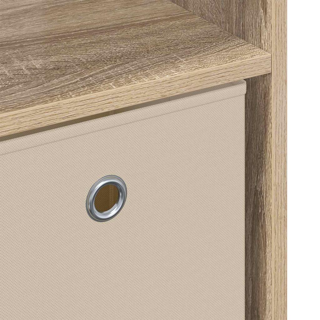 Sideboard with Drawers Sonoma Oak 102 X 31 X 99.5 Cm