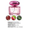50ml Floral Perfume Non-irritating Safe Ingredients Linger Pomegranate Lotus Musk Romantic Women Perfume for Girl