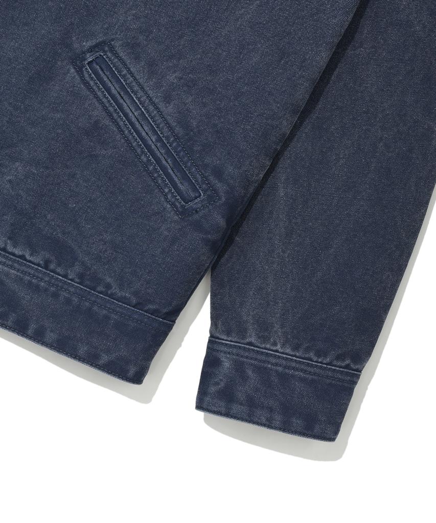 Wacky Willy Collar Contrast Work Jacket Blue