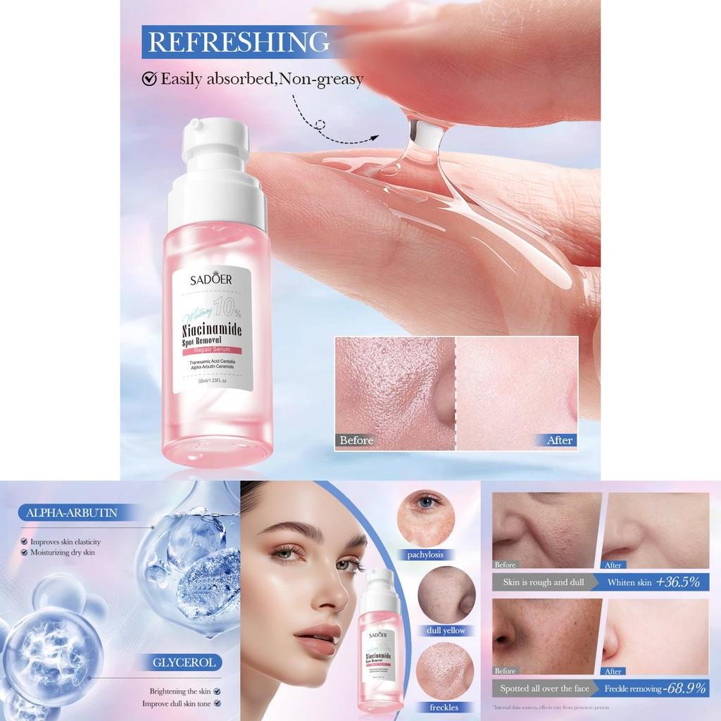 Sadoer Nicotinamide Brightening Serum For Skin Repair Moisturizing Radiance 35ml